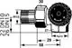 Thermostatventilunterteil mit gewinkeltem Anschluss, abgebildet aus der Seitenansicht. Ein Produkt von IMI Hydronic Engineering zur Regelung von Heizungsanlagen.